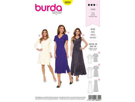 Burda 6894 Kleid (36-46) 