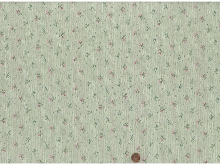 Jacquard Blumen mint 