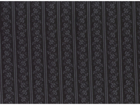 Jacquard Blumenranke dunkelgrün 