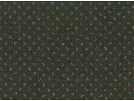 Jacquard Blätter dunkelgün 