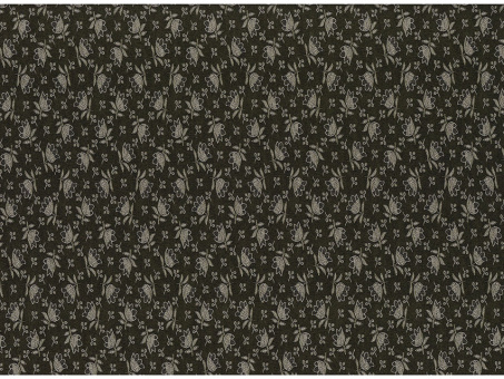 Jacquard Blumen oliv 