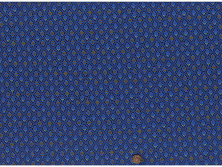 Jacquard royalblau 