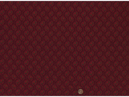 Jacquard Rose bordeaux 