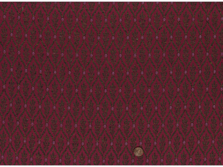Jacquard Blatt pink / grün 
