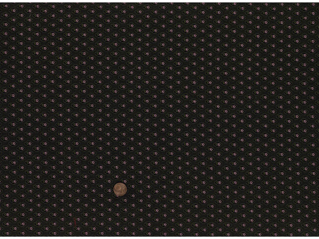 Jacquard Blume dunkelgrün 