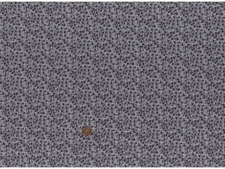 Jacquard Punkte silber / dunkelblau 