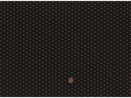 Jacquard Blume anthrazit / oliv 