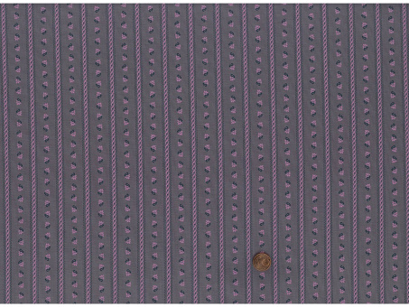 Trachtenbaumwollstoff grau / rosa 