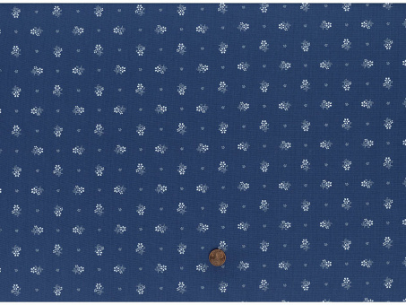 Trachtenbaumwollstoff blau 