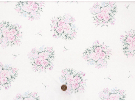 Trachtenbaumwollsatin Rose zart rosa 