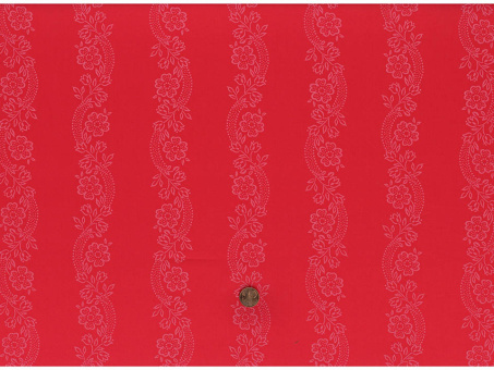 Trachtenbaumwollstoff rot 