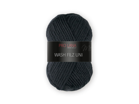 Pro Lana Wash Filz Farbe 199 schwarz