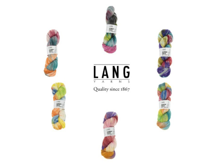 Lang ALPACA SOXX 4-fädig HAND DYED 