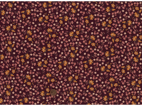 Jersey Blume senf / beere Avalana 