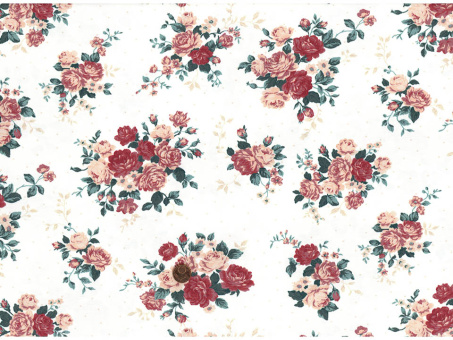 Jersey Rose creme / bordeaux Avalana 