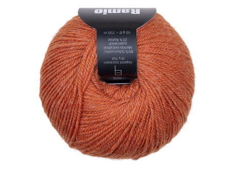 Atelier Zitron Ramie Deluxe Farbe 401 orange
