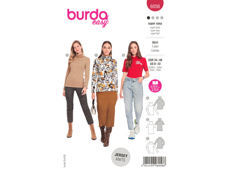 Burda 6056 Shirt (34-48) 