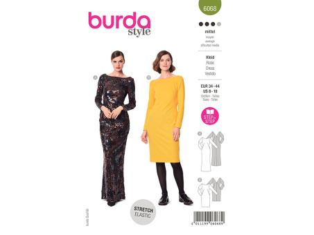Burda 6068 Kleid (34-44) 
