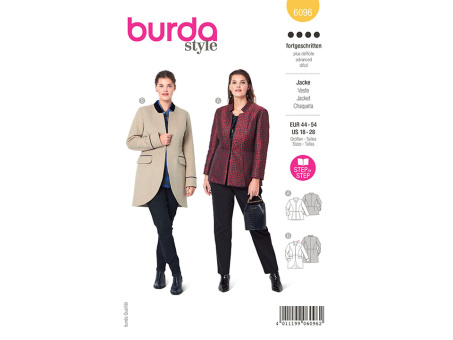 Burda 6096 Jacke (44-54) 