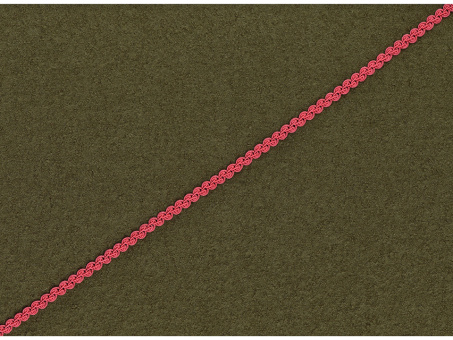 Posamentenborte 10mm flamingo 