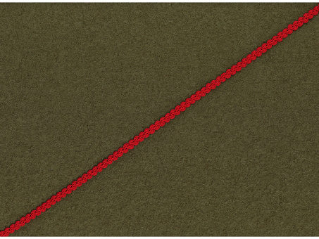 Posamentenborte 10mm rot 