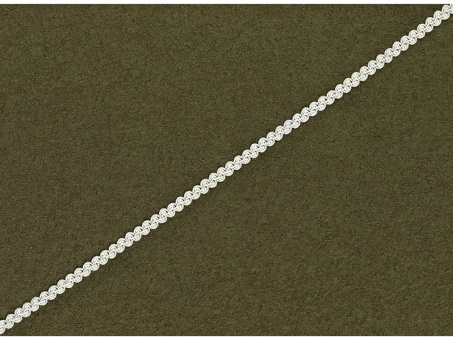 Posamentenborte 10mm creme 