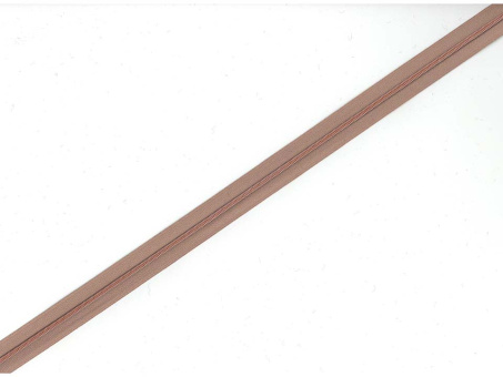 Endlos-Reißverschluss beige-gold 3mm metallisierend 