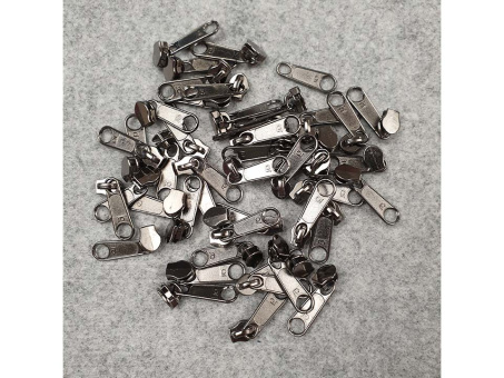 Reißverschlussschieber titan 3mm 