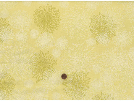 Baumwollstoff Floral Elements limette 