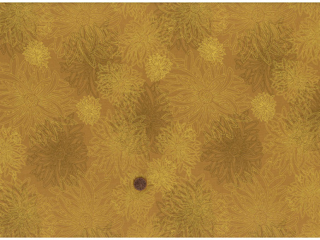 Baumwollstoff Floral Elements senf 