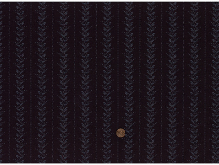 Trachtenbaumwollstoff schwarz  Strei Reststück 1,40 x 1,50m 