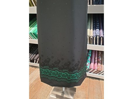 Jacquard Trachtenpanel schwarz-grün 1,20m x 1,50m 