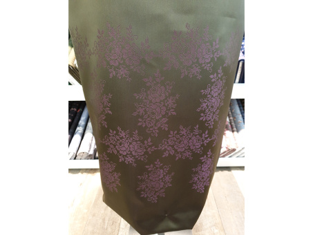 Jacquard Trachtenpanel oliv Rosen 1,00m x 1,70m 