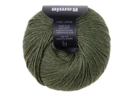 Atelier Zitron Ramie Deluxe Farbe 422 moosgrün