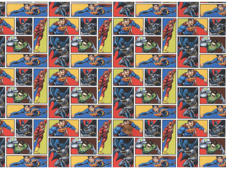 Baumwollstoff Superman Batman 