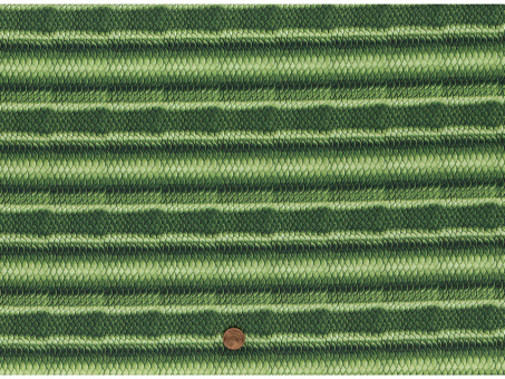 Baumwollstoff Schlange grün 