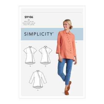 Simplicity S9106.BB PG L Bluse 46-54 