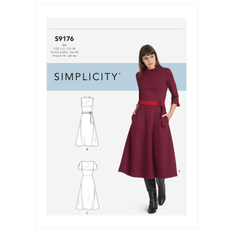 Simplicity 9176.AA PG A Kleid 36-44 