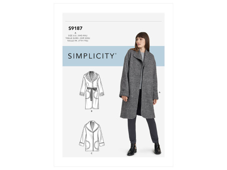 Simplicity S9187.A PG L Mantel XXS-XXL 