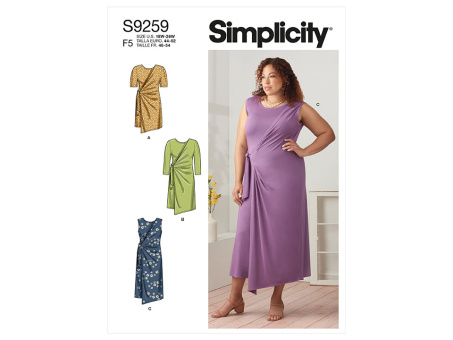 Simplicity S9259.G5 PG A Kleid 52-60 
