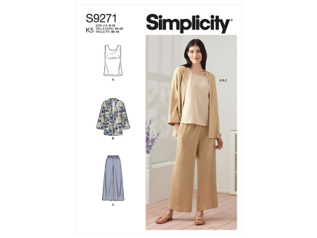 Simplicity S9271.K5 PG L Top, Blazer & Hose 34-42 