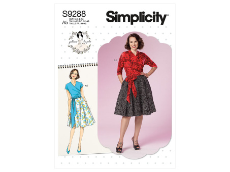 Simplicity S9288.A5 PG L Top & Rock 32-40 