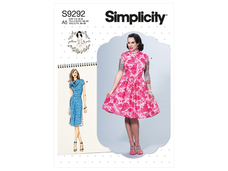 Simplicity S9292.E5 PG A Kleid Vintage 40-48 