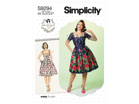 Simplicity S9294.E5 PG A Kleid Vintage 40-48 