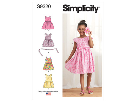 Simplicity S9320.CL PG U Kleid 6-8 