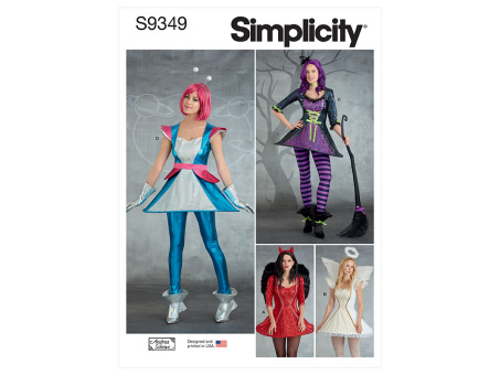 Simplicity S9349.H5 PG D Kostüm Kleid 32-40 