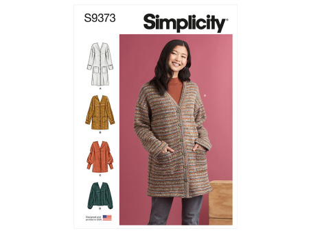 Simplicity S9373.A PG L Cardigan XXS-XXL 