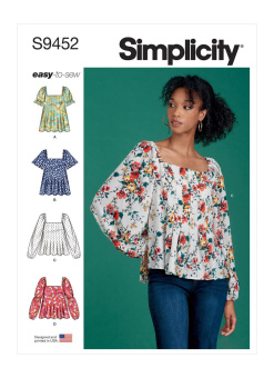 Simplicity 9452.H5 PG L Bluse 32-40 