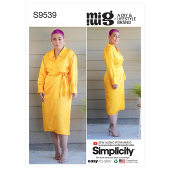 Simplicity 9539.R5 PG A Wickelkleid 40-48 