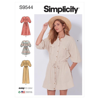 Simplicity 9544.H5 PG A Kleid 32-40 